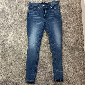 Express stretch, denim perfect legging Dark Blue size 8